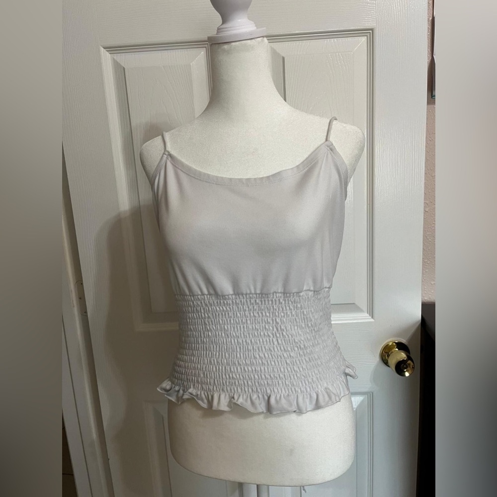 💙White tank Top